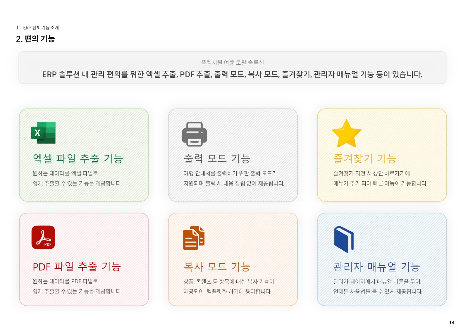솔루션 소개서 14페이지