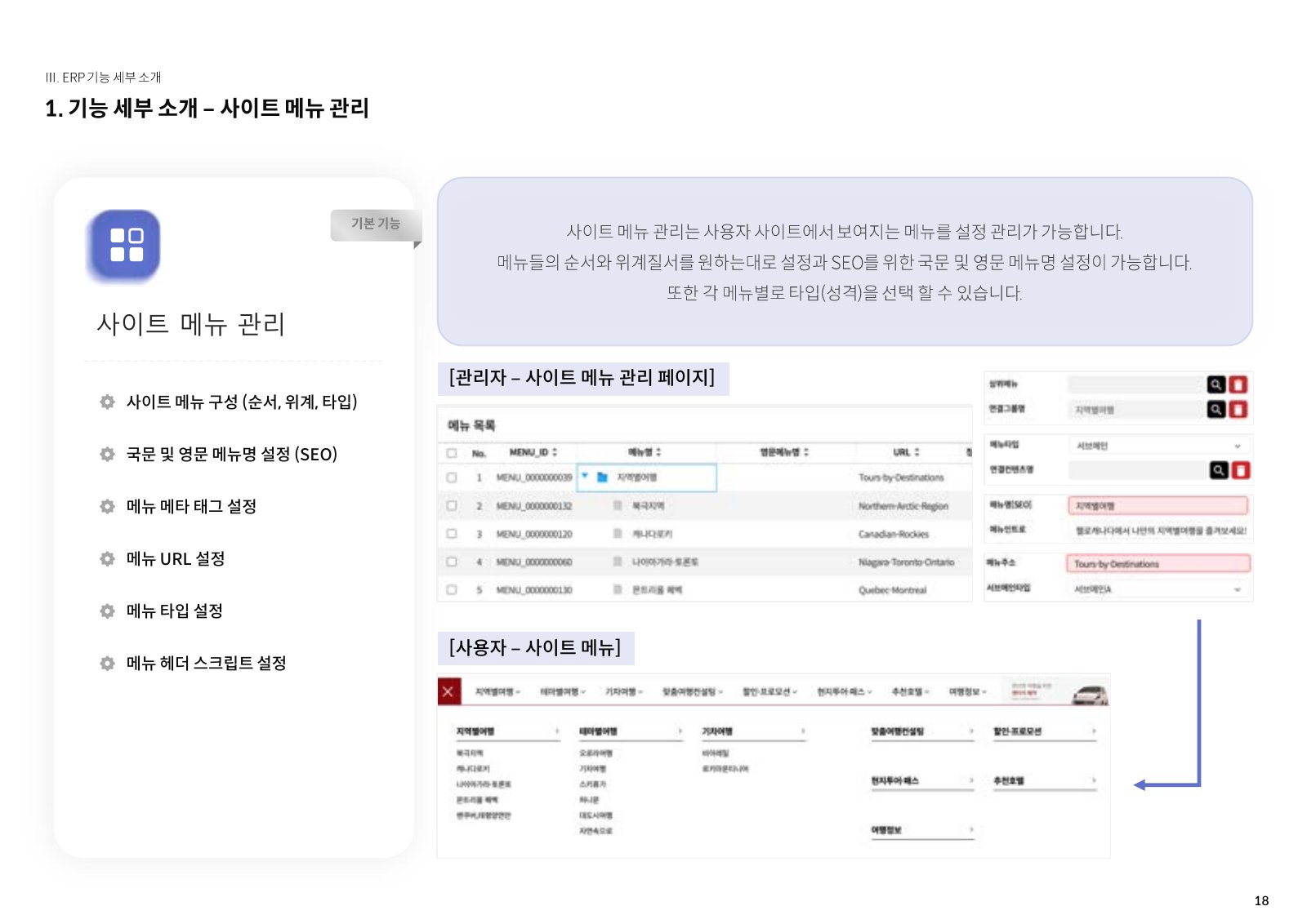 솔루션 소개서 18페이지