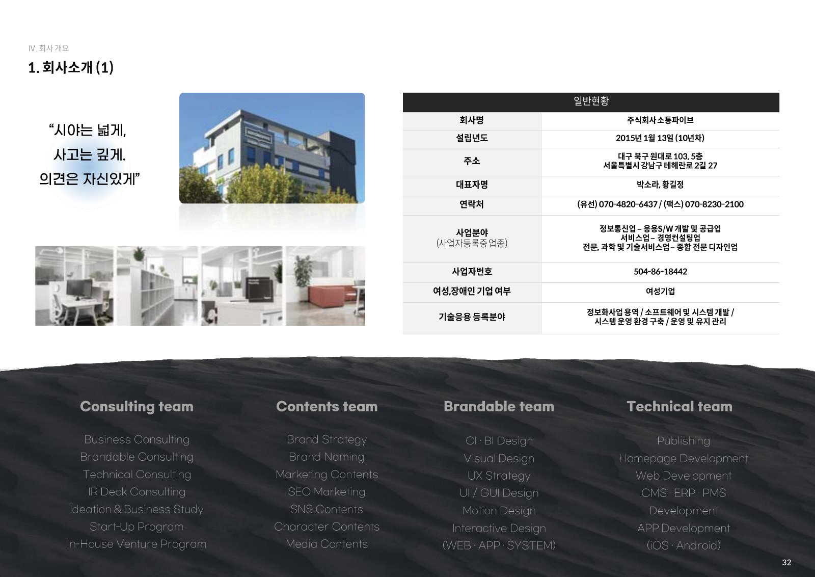 솔루션 소개서 32페이지